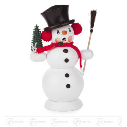Räuchermann Schneemann mit...