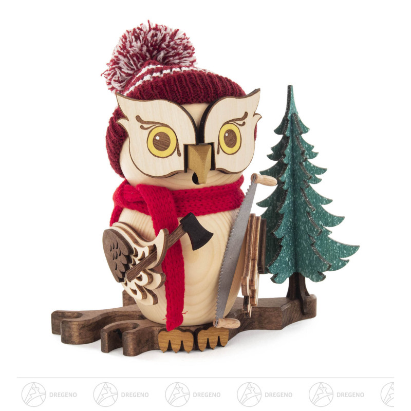 Räuchereule Waldarbeiter