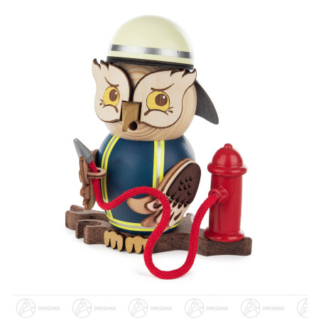 Räuchereule Feuerwehrmann