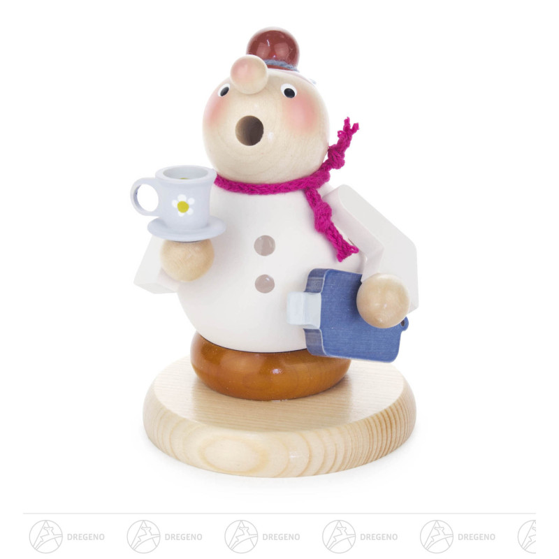 Räucherfrau Schlafmütze Oma mit Wärmflasche