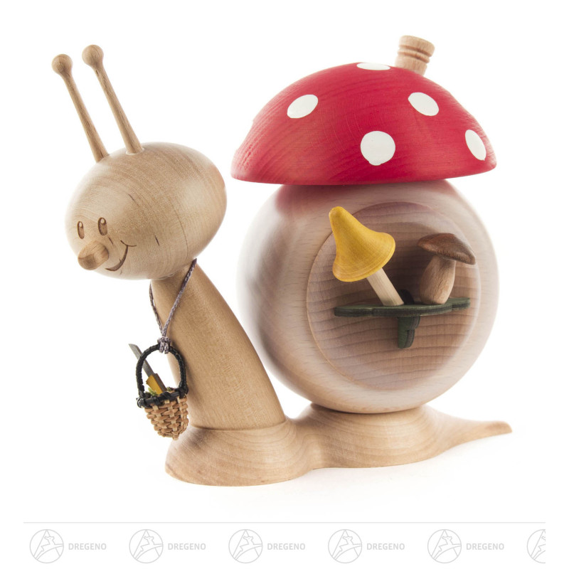 Räucherfigur Pilzschnecke