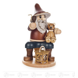 Räuchermann Wichtel sitzend...