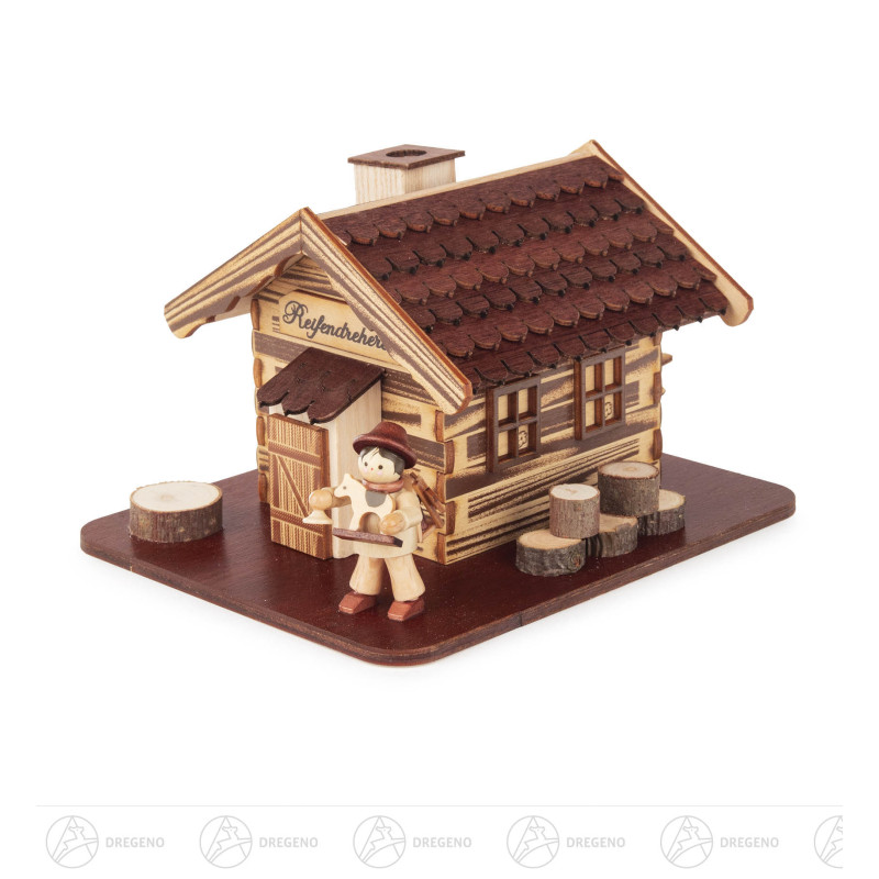 Räucherhaus Reifendreherei mit Spielzeughändler