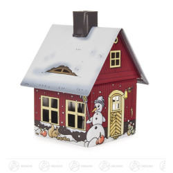 Räucherhaus Metall Wintermotiv