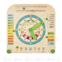 Stand-Jahreszeiten Lernuhr