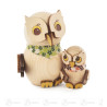 Mini-Eule mit Kind 7cm