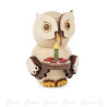 Mini-Eule mit Torte 7cm