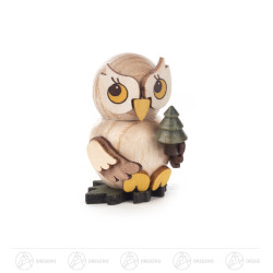 Eulenkind mit Baum zum Stellen