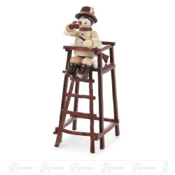 Jäger auf Hochstand natur 11cm