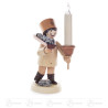 Bergmann Erzträger, inklusive LUMIX LED-Kerze (nicht für Wachskerzen geeignet) 13cm