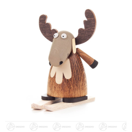 Elch auf Ski 7cm