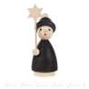 Kurrendekind schwarz mit Stern 9cm