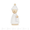 Kurrendekind mit Laterne, weiß-natur 9cm