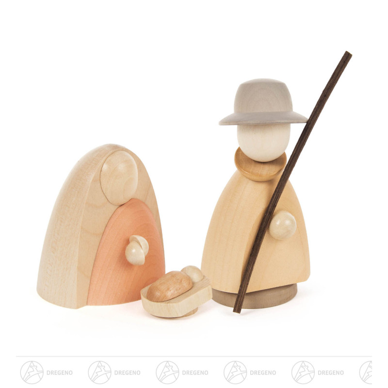 Heilige Familie lasiert 9,5/10cm