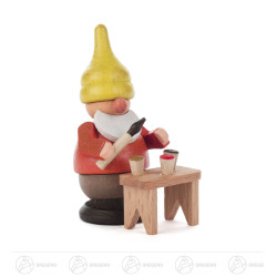 Zwerg mit Pinsel 5cm