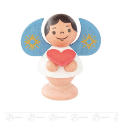 Engel mit Herz, bunt 5cm