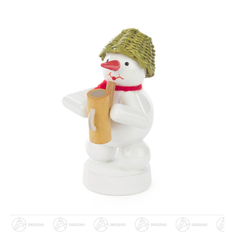 Schneemann mit Gießkanne 8cm