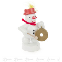 Schneemann mit Gong 8cm
