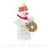 Schneemann mit Gong 8cm