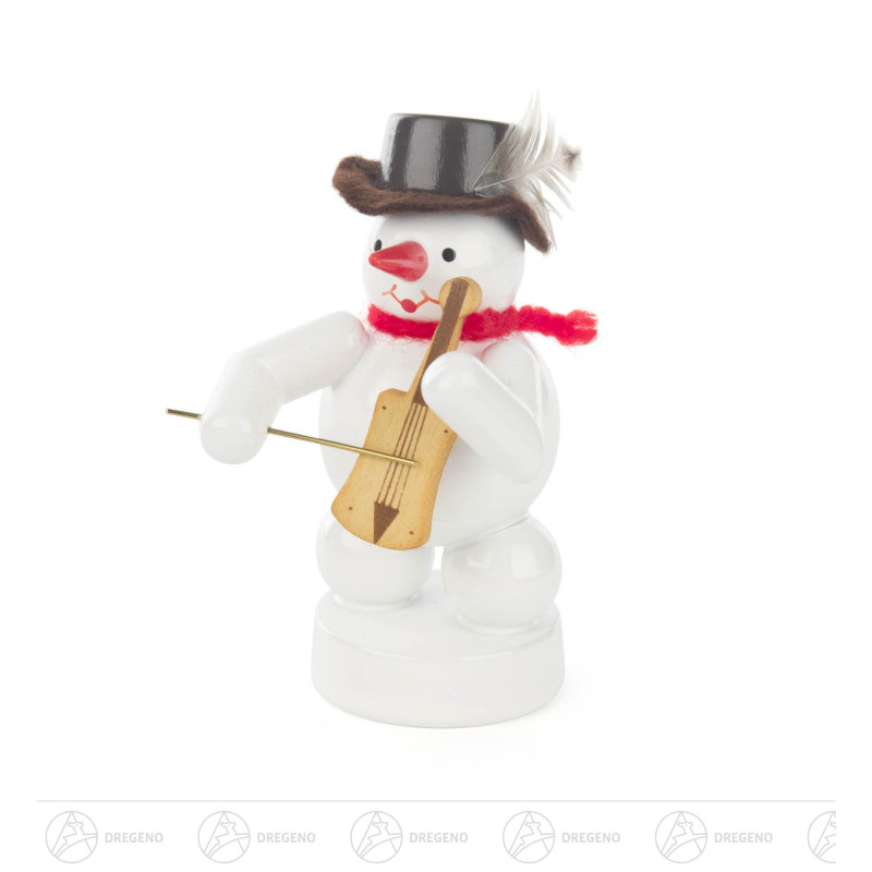 Schneemann mit Fiedel 8cm