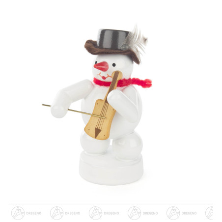 Schneemann mit Fiedel 8cm