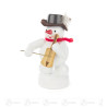 Schneemann mit Fiedel 8cm