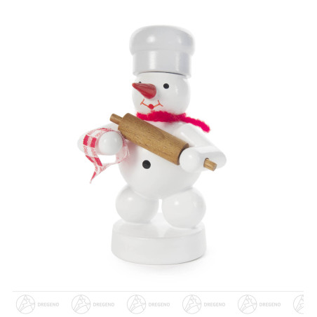 Schneemann mit Nudelholz 8cm