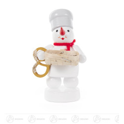 Schneemann mit Korb und...