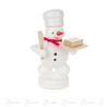 Schneemann Bäcker mit Butter 8cm