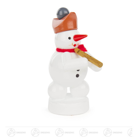 Schneemann mit Flöte 8cm