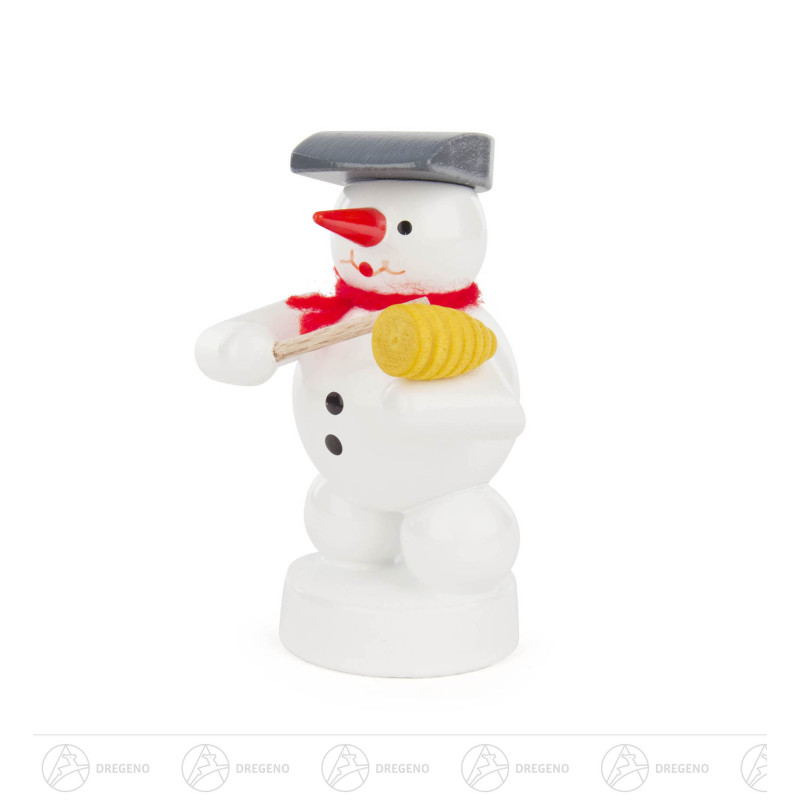 Schneemann mit Guiro 8cm
