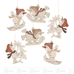 Behang Schneemänner...