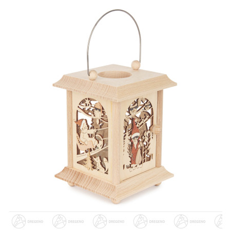 Tischlaterne Nikolaus 17cm