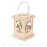 Tischlaterne Krippe Neu  17cm