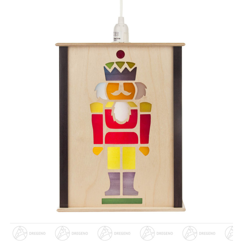 Fensterlaterne Nussknacker 27cm