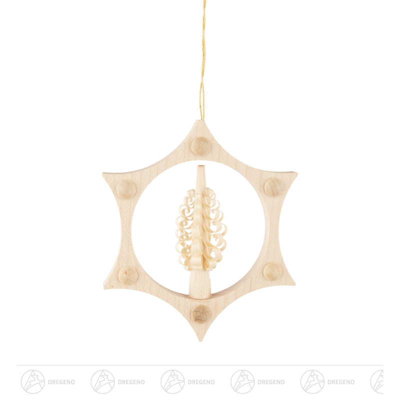 Behang Spanbaum im Ornament natur 8cm