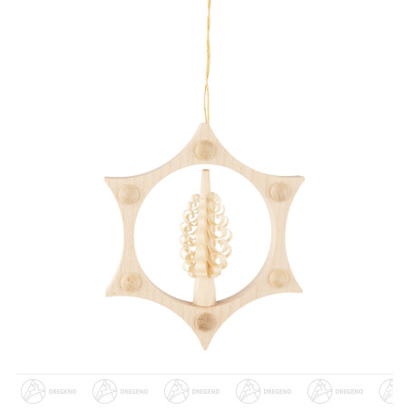 Behang Spanbaum im Ornament natur 8cm