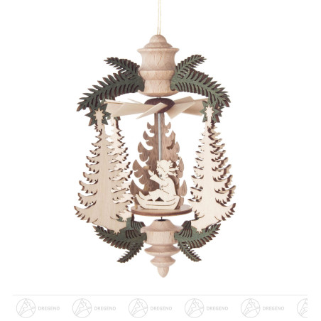 Wärmespiel Zweig Tanne/Winter 10cminder, zum Hängen