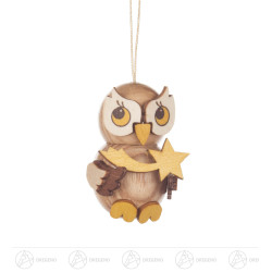 Behang Eulenkind mit Stern 4cm