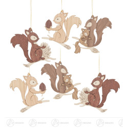 Behang Eichhörnchen (6) 7cm