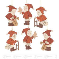 Behang Weihnachtsmann (6) 6cm