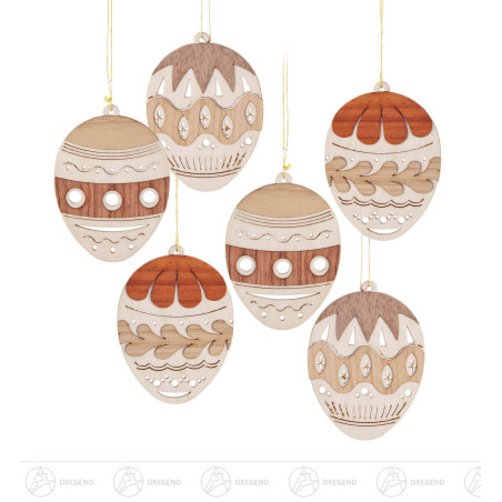 Behang Ostereier (6) 6cm