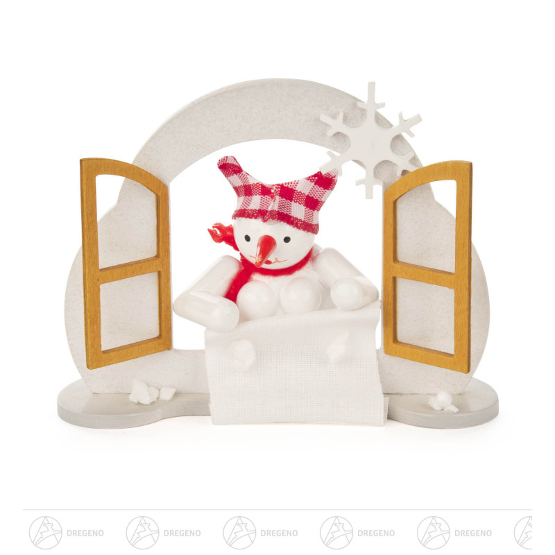 Schneefrau Frau Holle auf Wolke 9cm