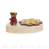 Teelichthalter Teddy mit Herz 6cm