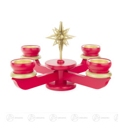 Adventsleuchter groß rot...