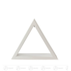 Beleuchtetes Dreieck weiß...