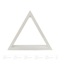 Beleuchtetes Dreieck weiß...
