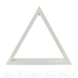 Beleuchtetes Dreieck weiß...