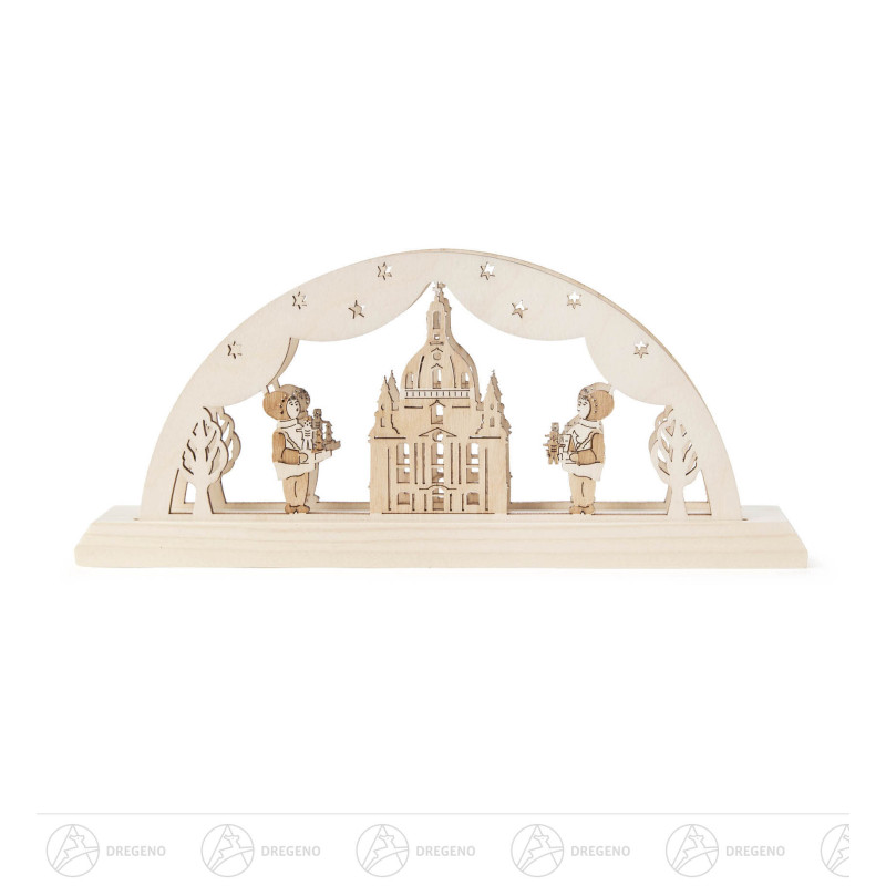 Serviettenständer mit Dresdner Frauenkirche 23x10cm