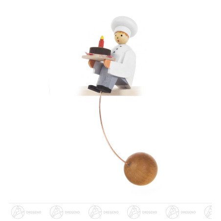 Schaukelfigur Konditor 10cm